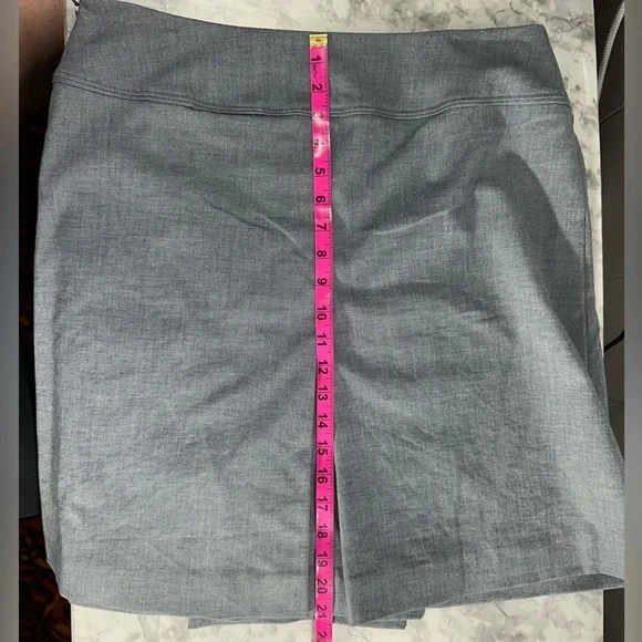 i.e. women’s gray pleat front skirt sz 14 - Picture 6 of 7
